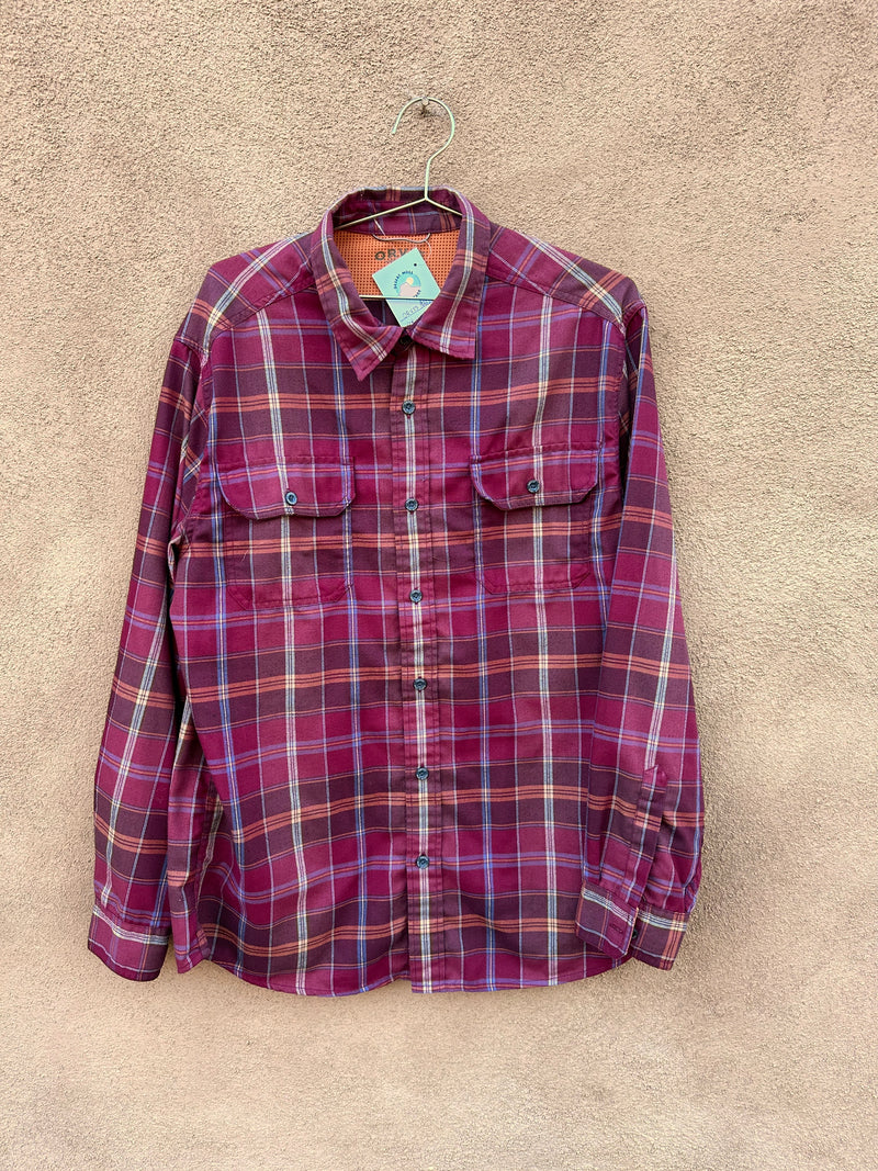 Orvis Plaid Long Sleeve Shirt - as is