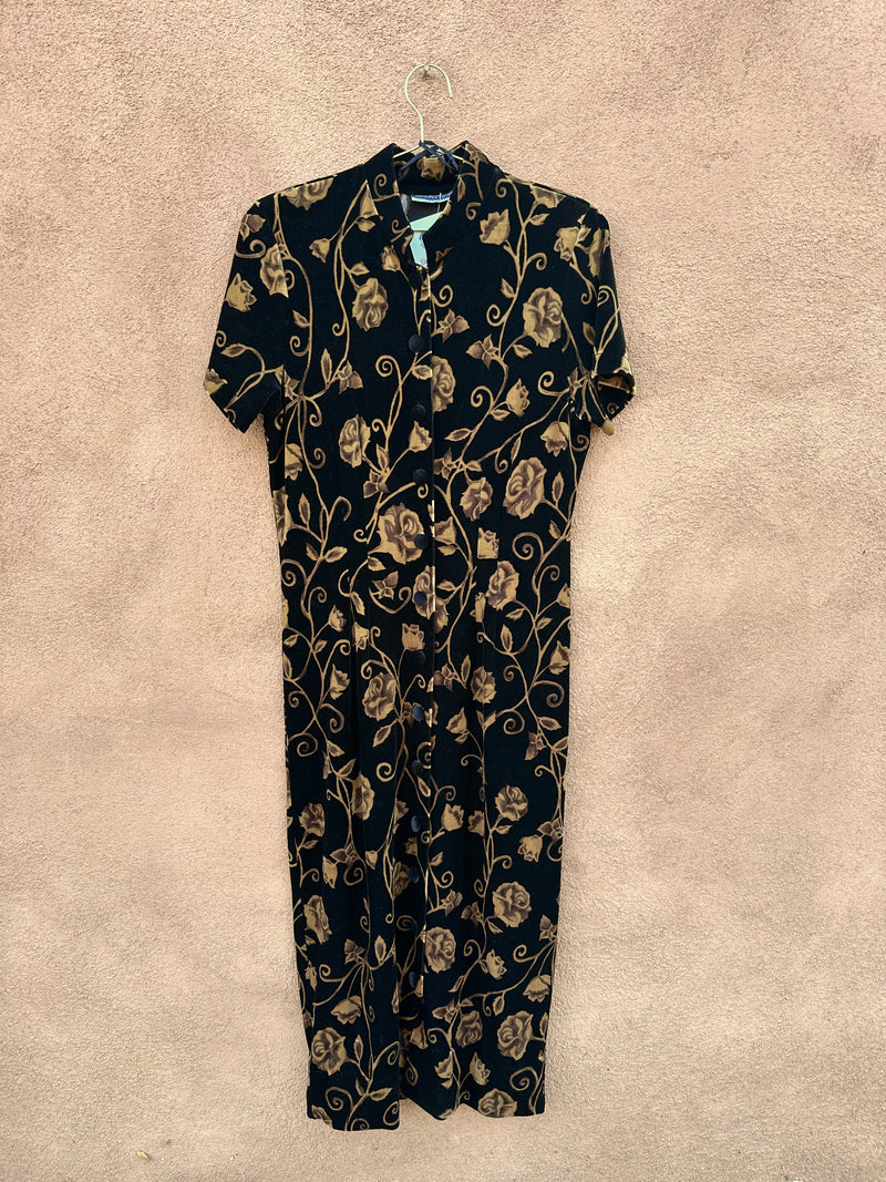 Black & Gold Amanda Smith Dress