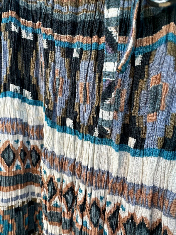 Southwest Boho Maxi Skirt by Her Style