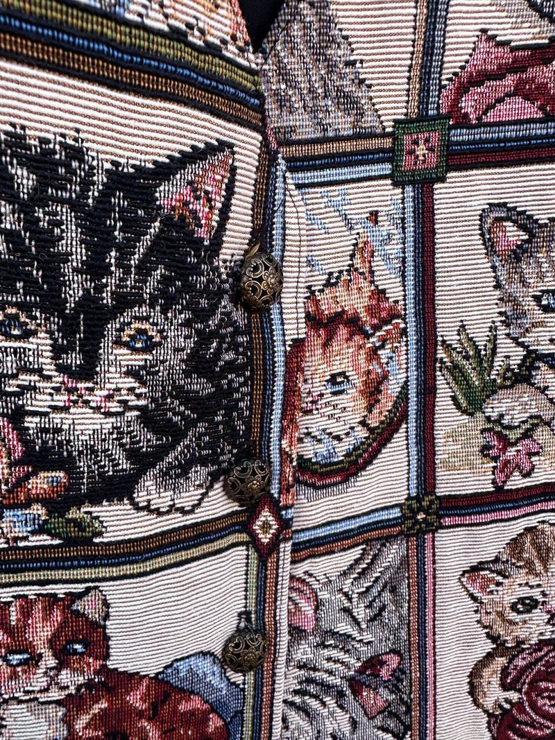 Jacquard Kitty Vest