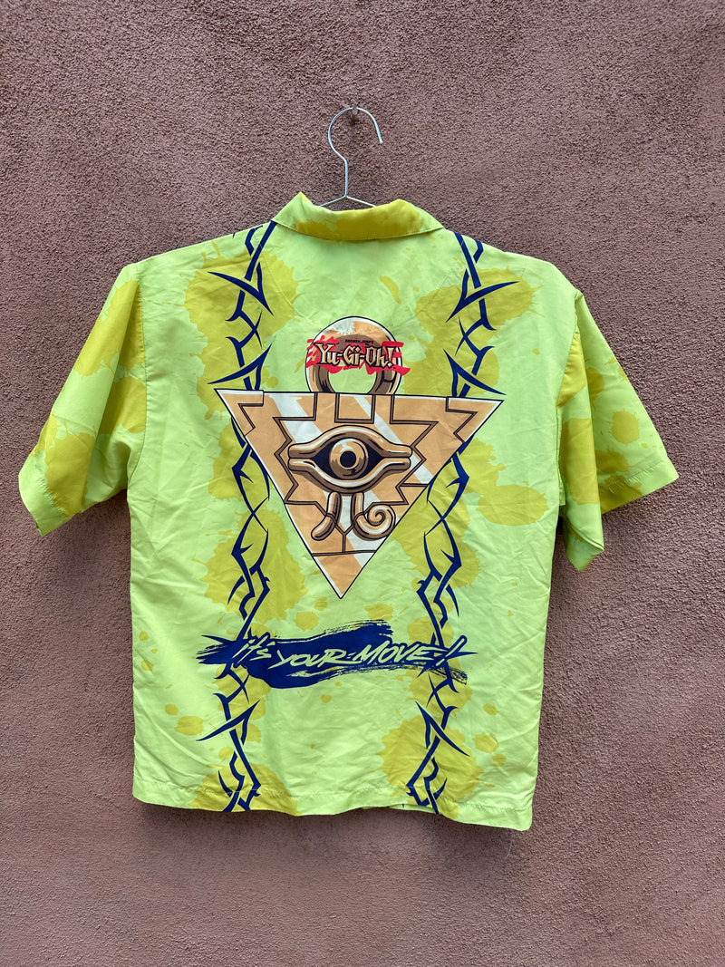 Yu-Gi-Oh! Neon Button Up Shirt