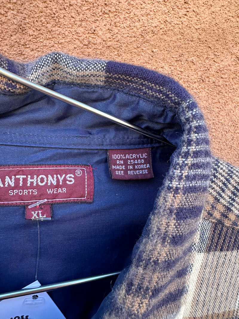 Anthony's Sportswear Plaid Flannel Shirt
