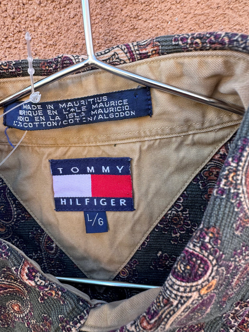 90's Tommy Hilfiger Paisley Shirt
