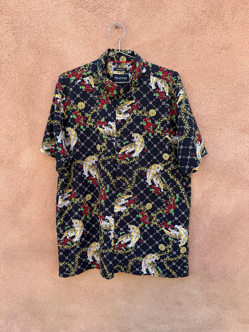 Tigers & Roses Short Sleeve Shirt