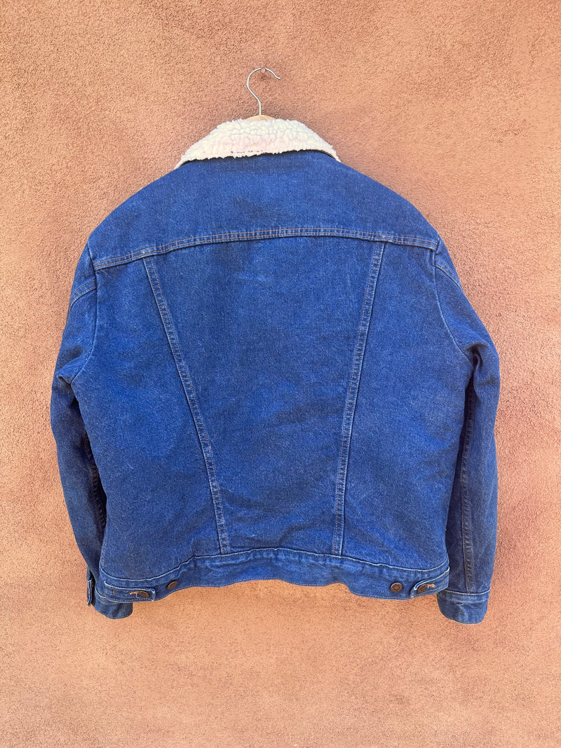 Wrangler Denim Jacket with Faux Shearling - Made in USA