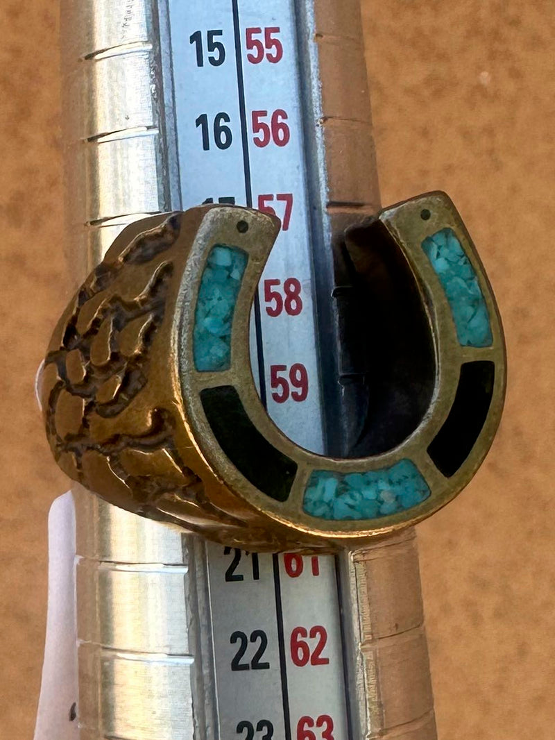 1984 C.O.P. Lucky Horse Shoe Ring