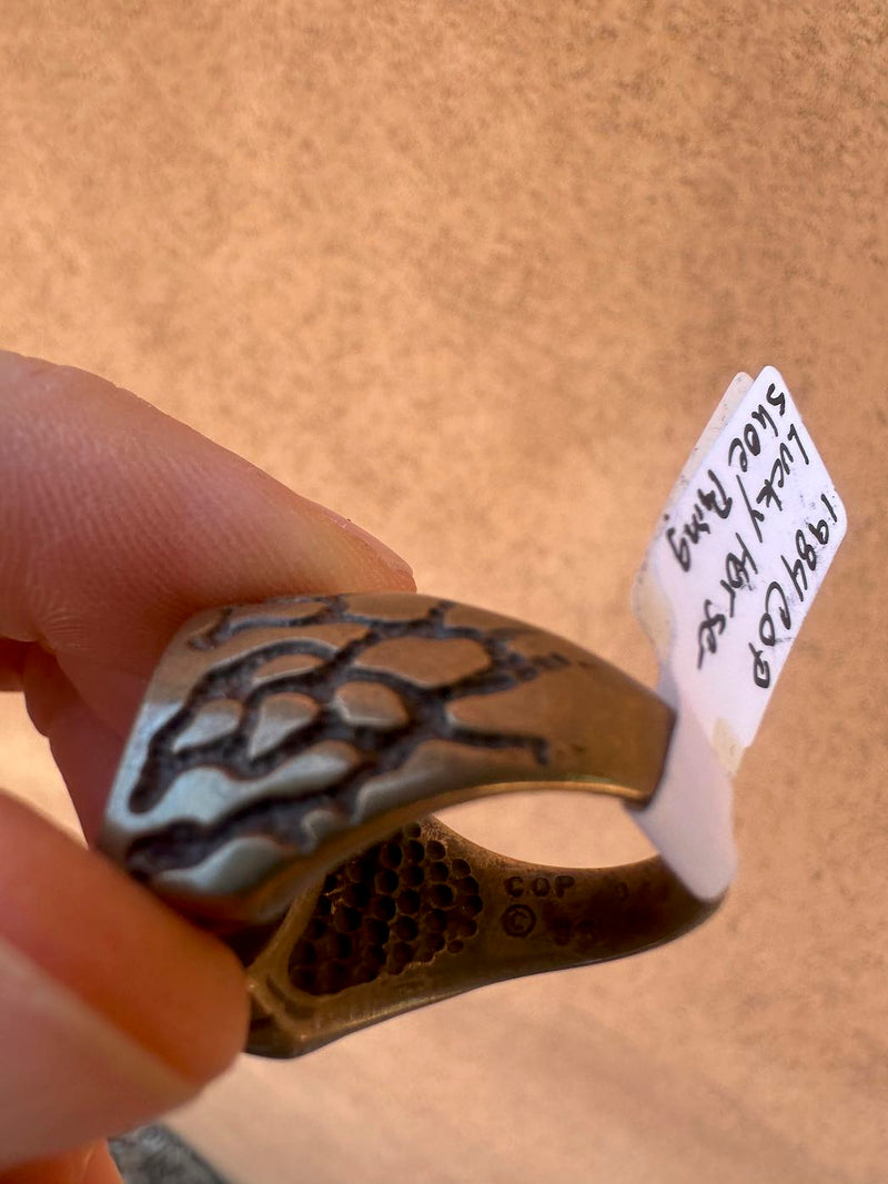 1984 C.O.P. Lucky Horse Shoe Ring