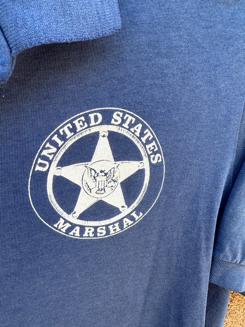 Navy Blue United States Marshal Polo by Stedman