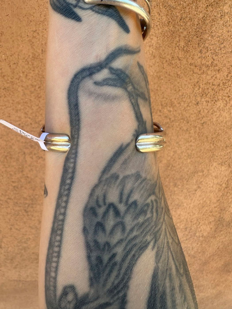 Eddie Chee Silver and Turquoise Navajo Cuff