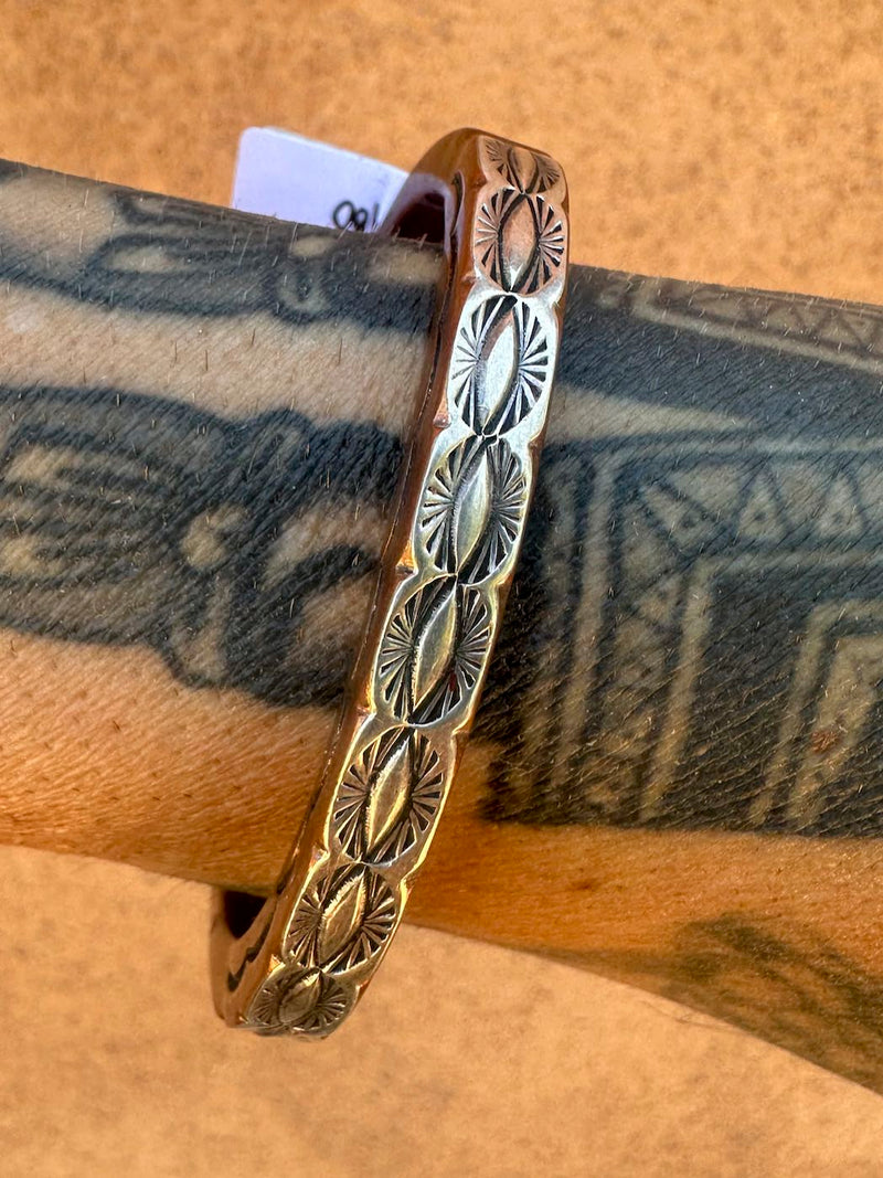 Calvin Peterson Sterling/Copper Cuff