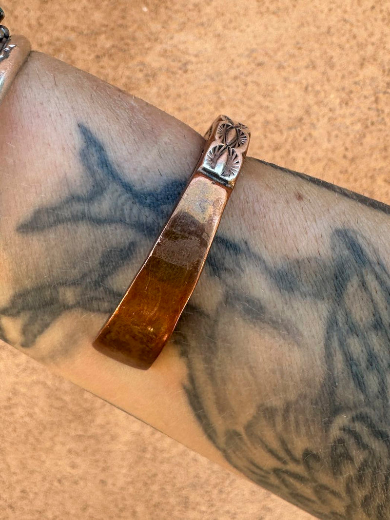 Calvin Peterson Sterling/Copper Cuff