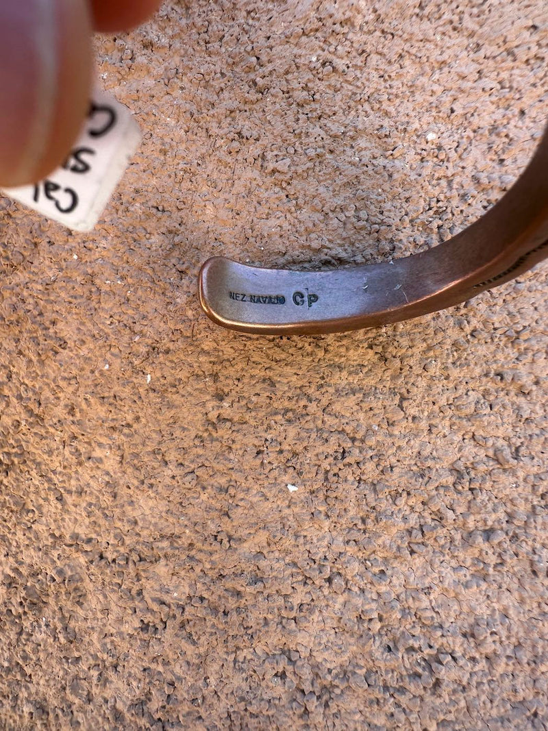 Calvin Peterson Sterling/Copper Cuff