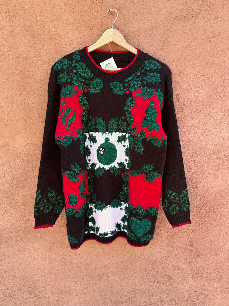 Ugly Xmas Sweater with Green Ornament