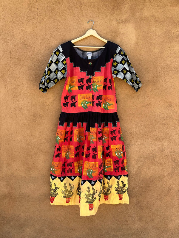 Portable Art by Robin Brown Hand Painted Dress