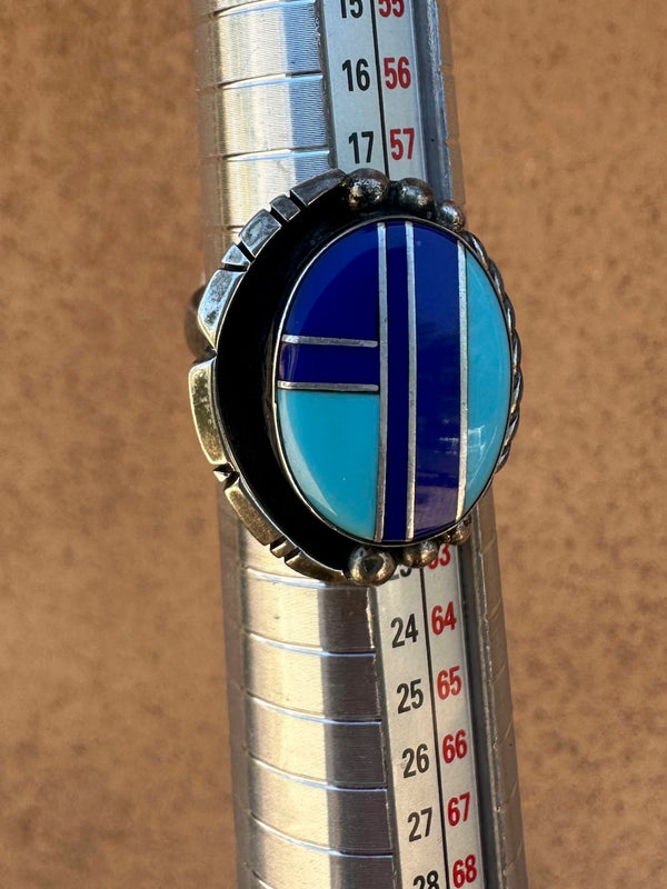 Kit Horton Lapis & Turquoise Silver Ring