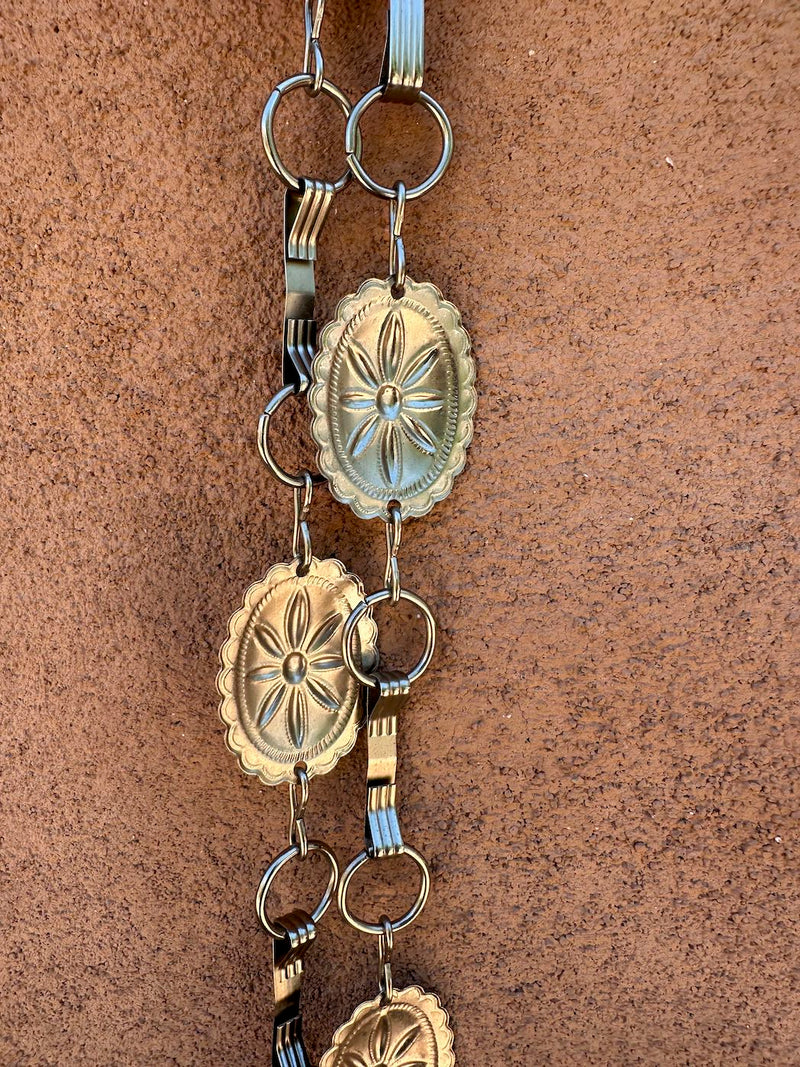 Tin Concho Belt (not sterling)