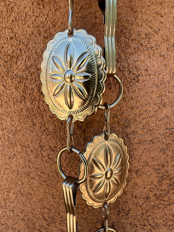 Tin Concho Belt (not sterling)