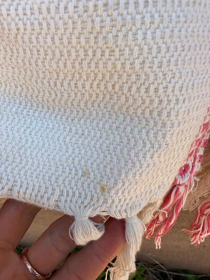 1960's Mexican Collared Huipil - Cotton Canvas