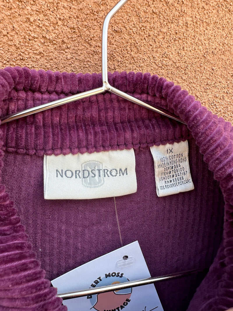 Purple Corduroy Nordstrom Dress