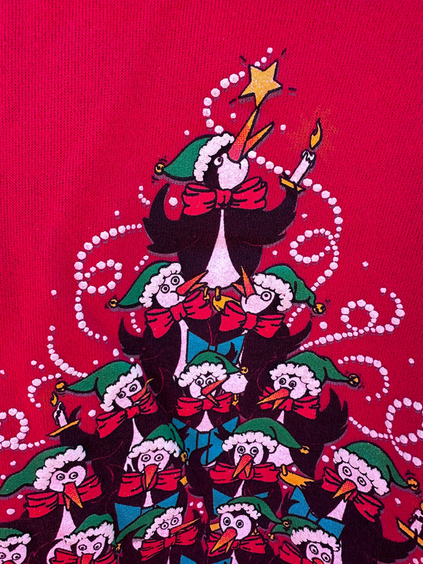 Penguin Christmas Tree Sweatshirt
