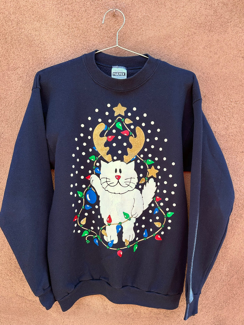 Cutie Cat Ugly Christmas Sweatshirt