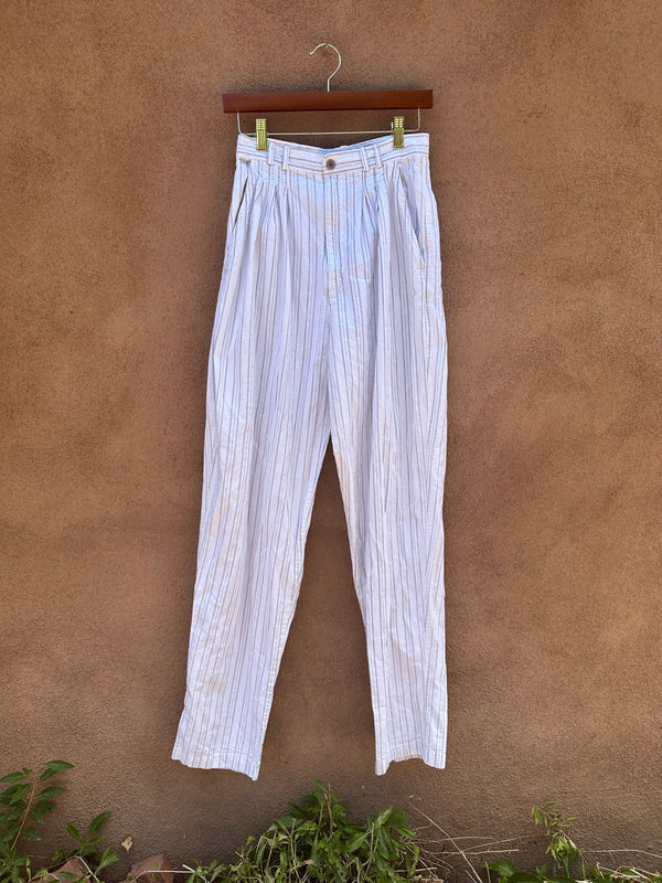 Sportables 1980's Striped Cotton Pants