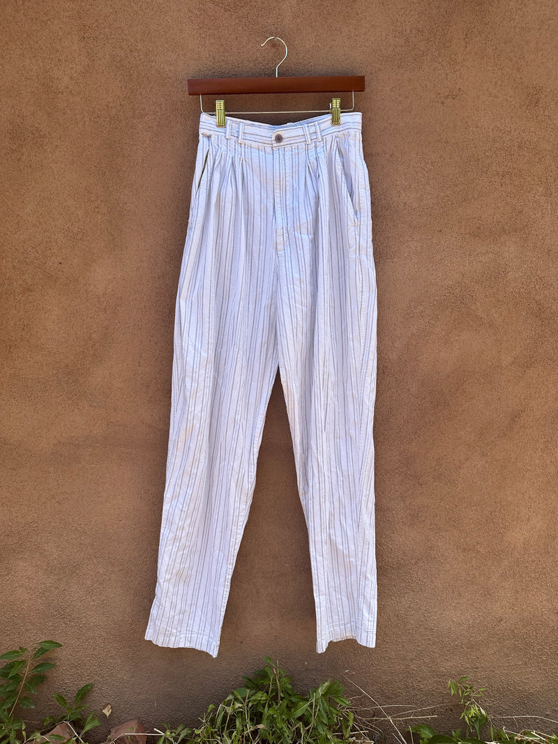 Sportables 1980's Striped Cotton Pants