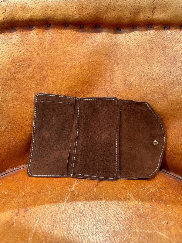 Brown Suede Wallet