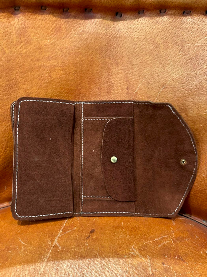 Brown Suede Wallet