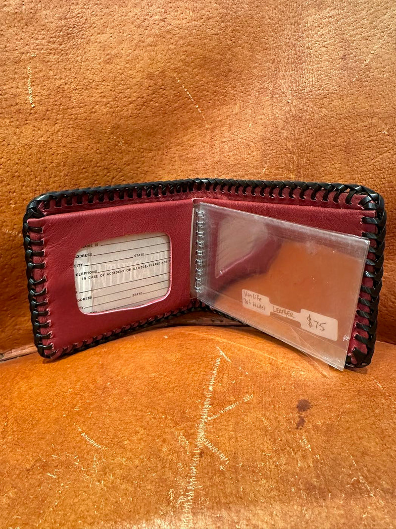 Van Life 70's Leather Wallet