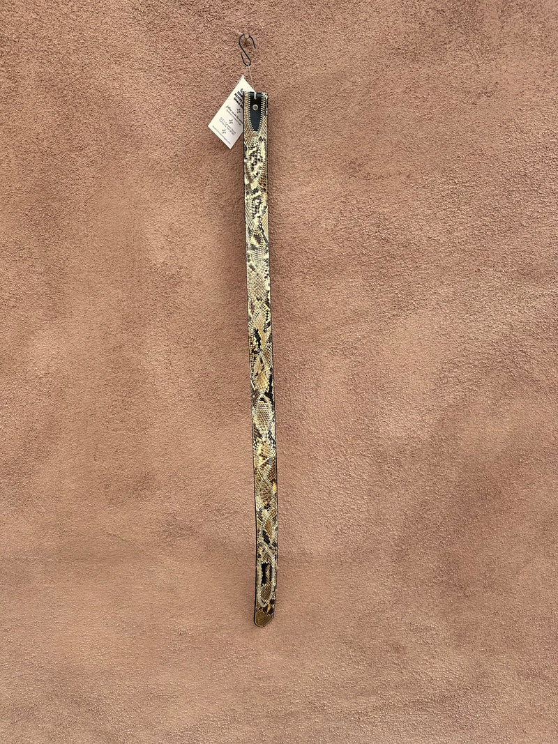 Women's Snakeskin Fort Worth Leathers Belt