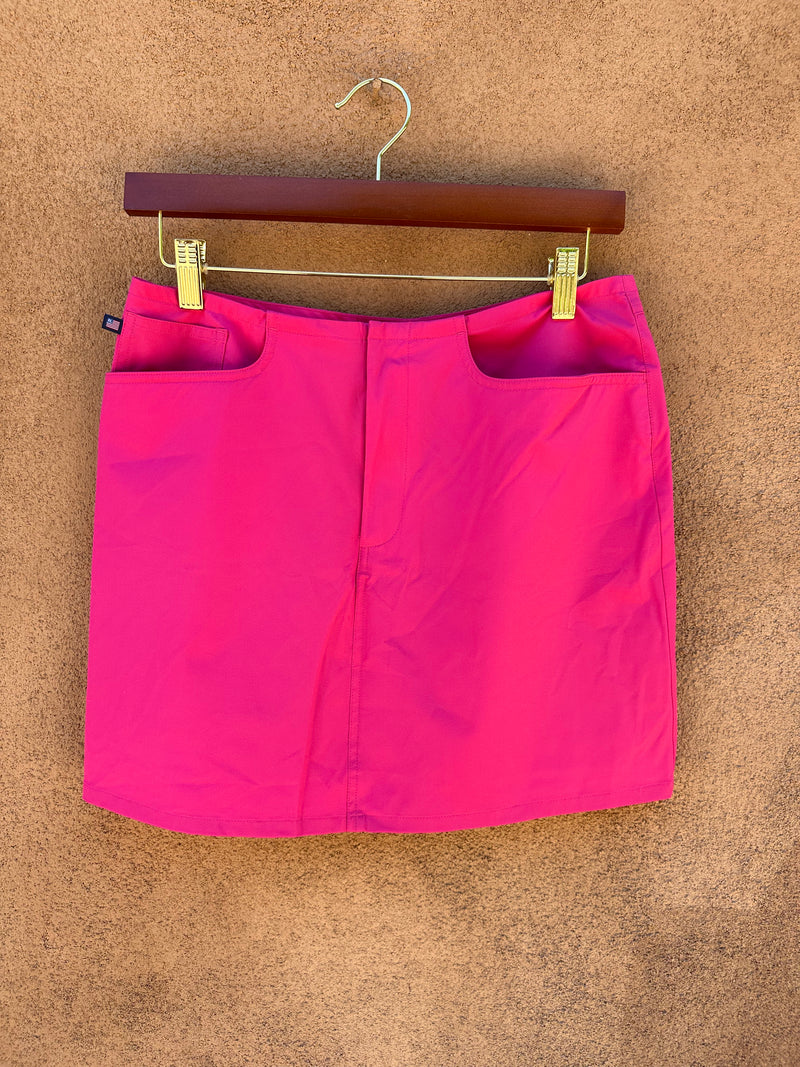 Hot Pink Polo by Ralph Lauren Mini Skirt