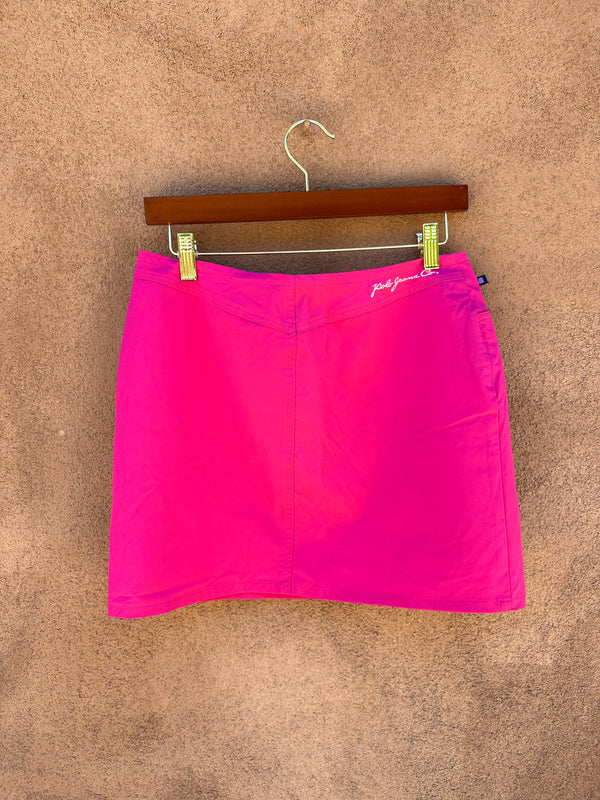 Hot Pink Polo by Ralph Lauren Mini Skirt