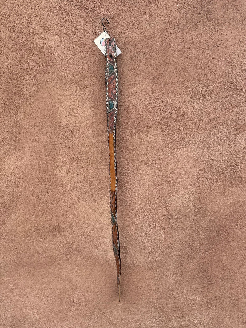 Tooled Leather "Connie" Belt