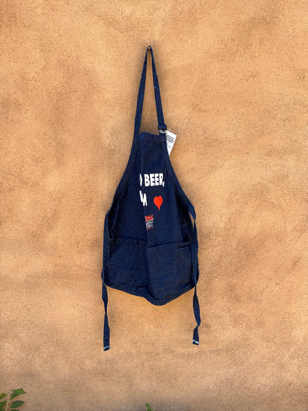 1998 Cold Beer Warm Heart Apron