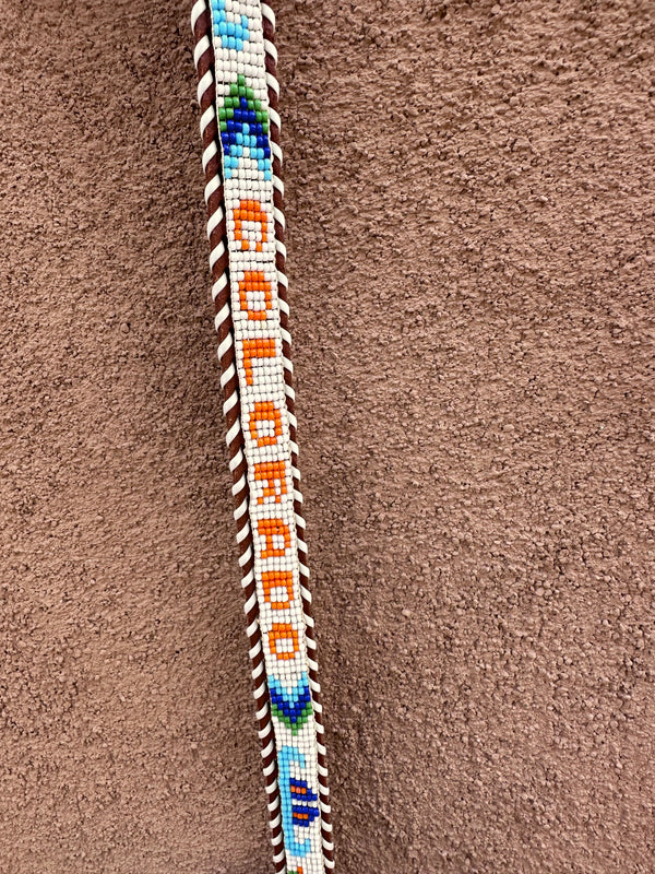 Beaded Colorado Belt