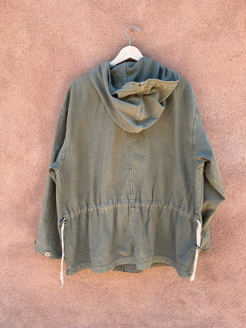 Free People Army Green Utility Jacket (not vintage)