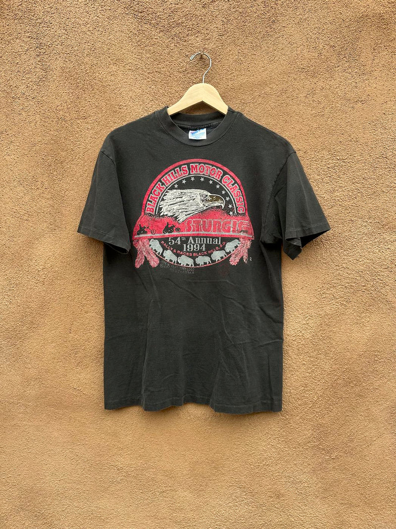 1994 54th Annual Sturgis, SD Black Hills Motor Classics Rally T-shirt, Medium