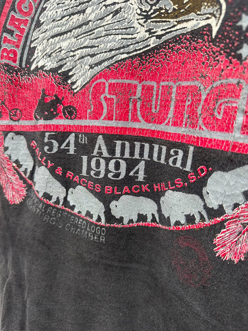 1994 54th Annual Sturgis, SD Black Hills Motor Classics Rally T-shirt, Medium