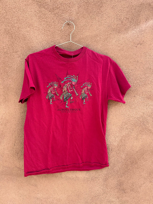Red Kokopelli Albuquerque, New Mexico T-shirt