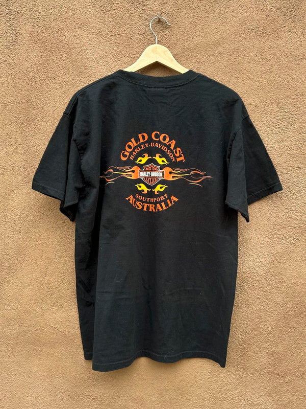 Gold Coast Harley Davidson Southport, Australia 1997 T-shirt