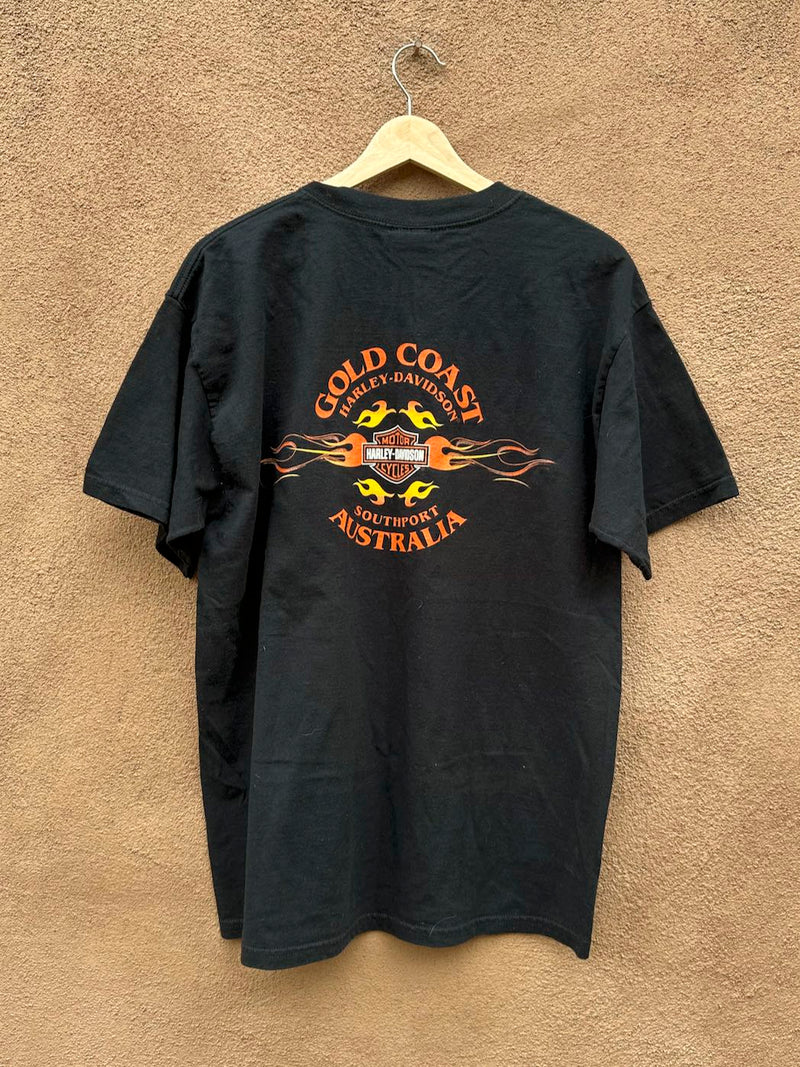 Gold Coast Harley Davidson Southport, Australia 1997 T-shirt