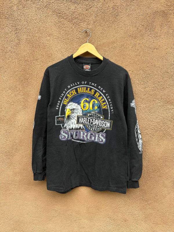 2000 Sturgis Black Hills Rally 60th Anniversary Long Sleeve T-shirt
