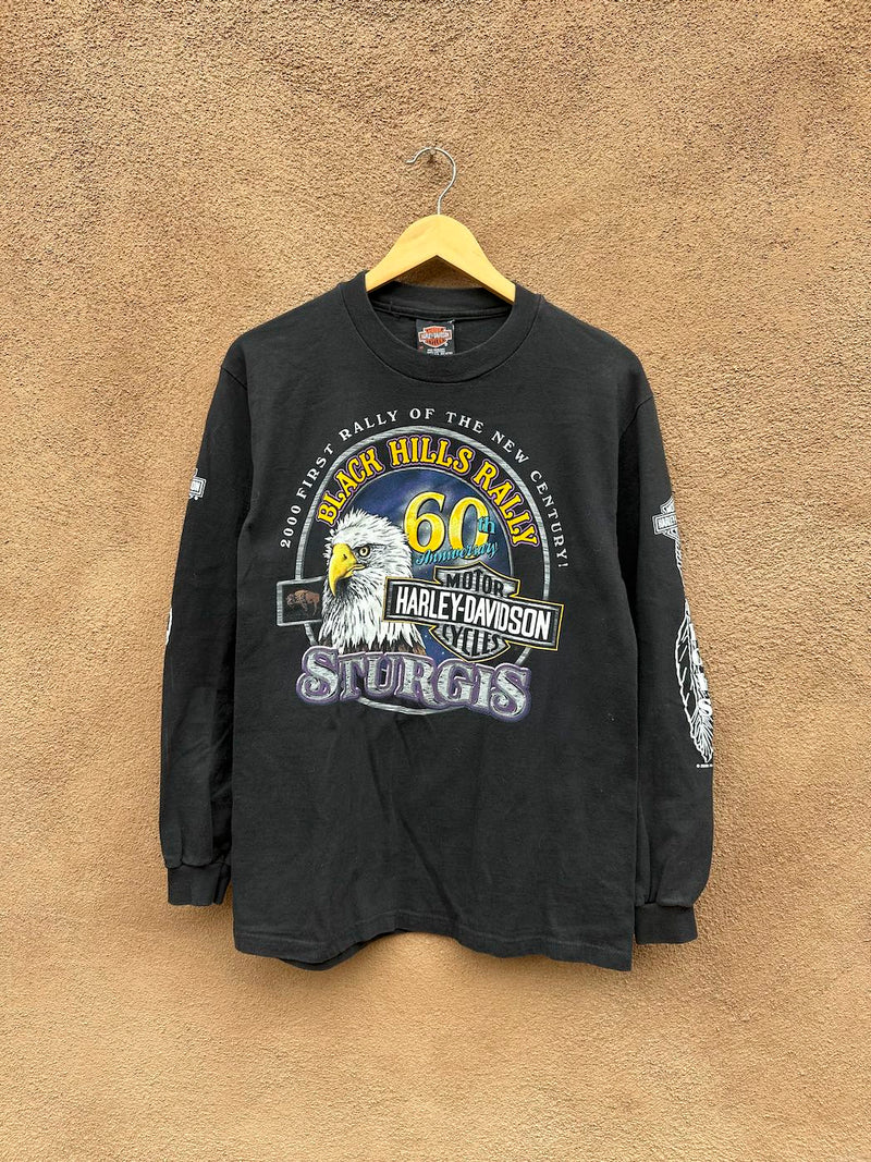 2000 Sturgis Black Hills Rally 60th Anniversary Long Sleeve T-shirt