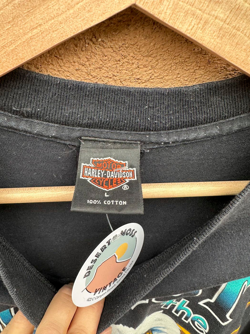 1994 Against the Wind Gainesville, FL Harley Davidson T-shirt