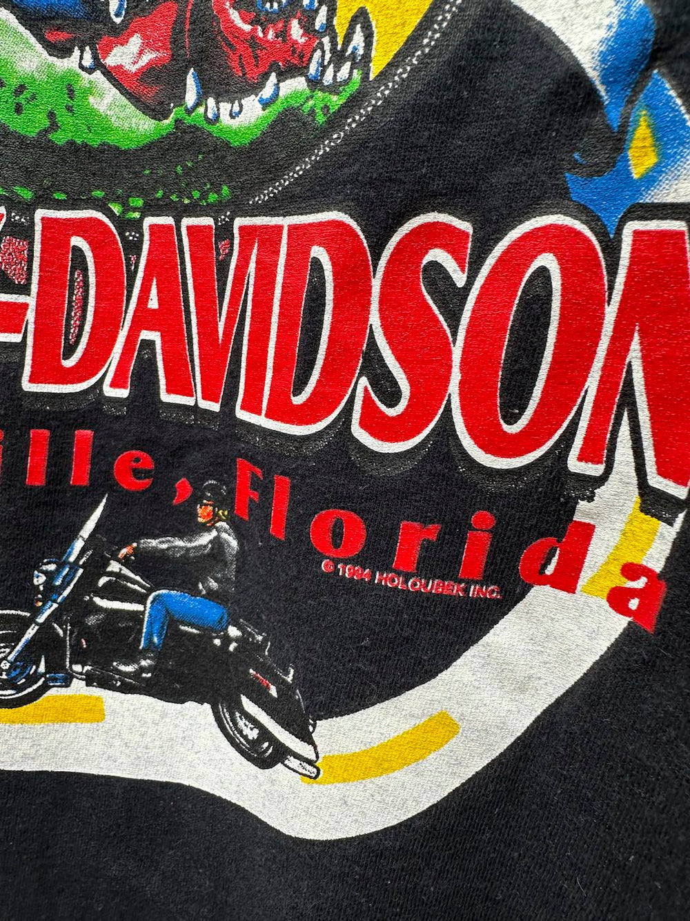 Vintage 1994 Against the Wind Gainesville, FL Harley Davidson T