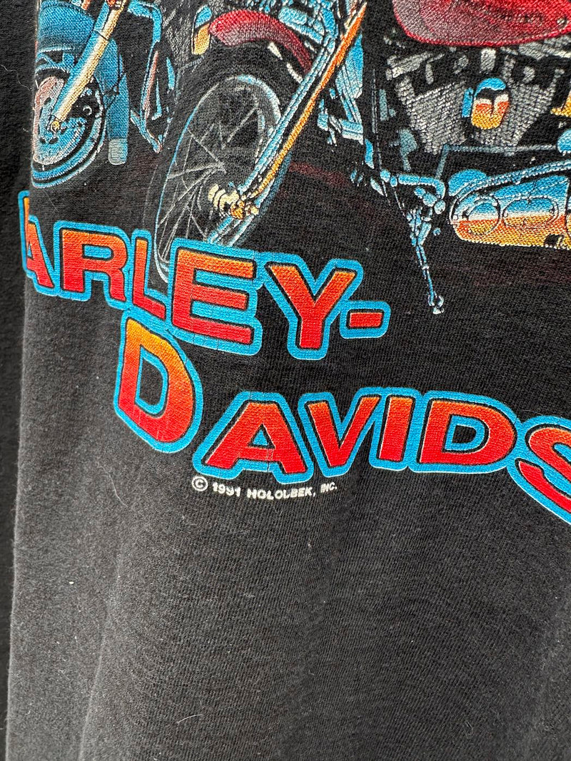 1991 Born in the USA Harley Davidson T-shirt - Mika's Cycle Products Santa Fe, NM