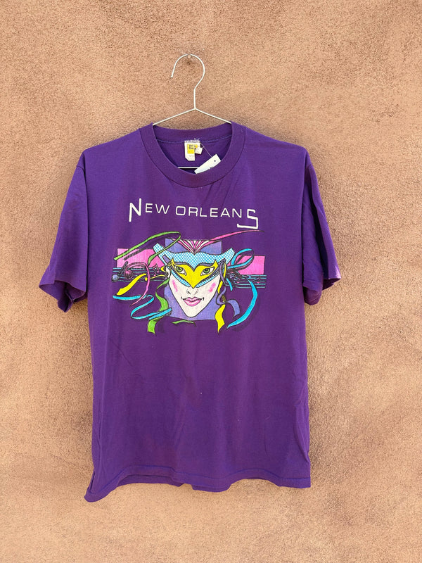 Early 1980's Purple New Orleans T-shirt