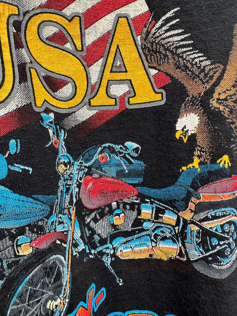 1991 Born in the USA Harley Davidson T-shirt - Mika's Cycle Products Santa Fe, NM