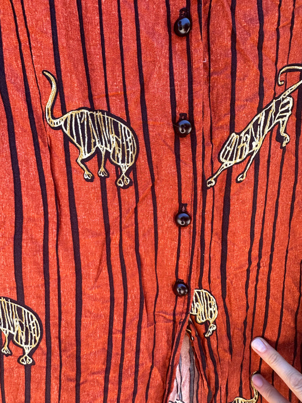 Striped Tiger Dress - Kathie Lee Collection